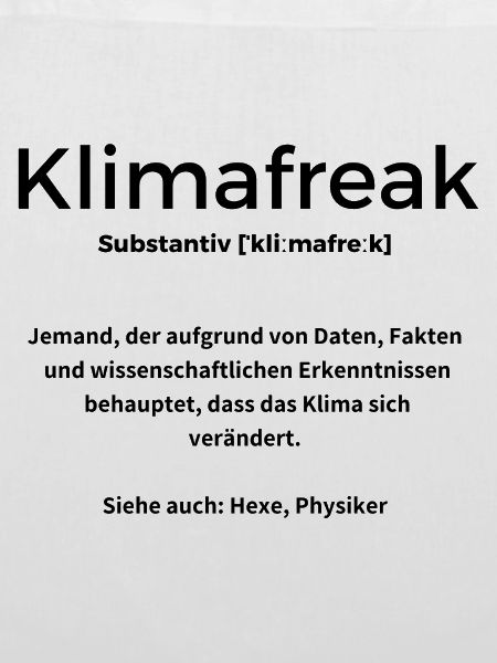 Klimafreak Physik