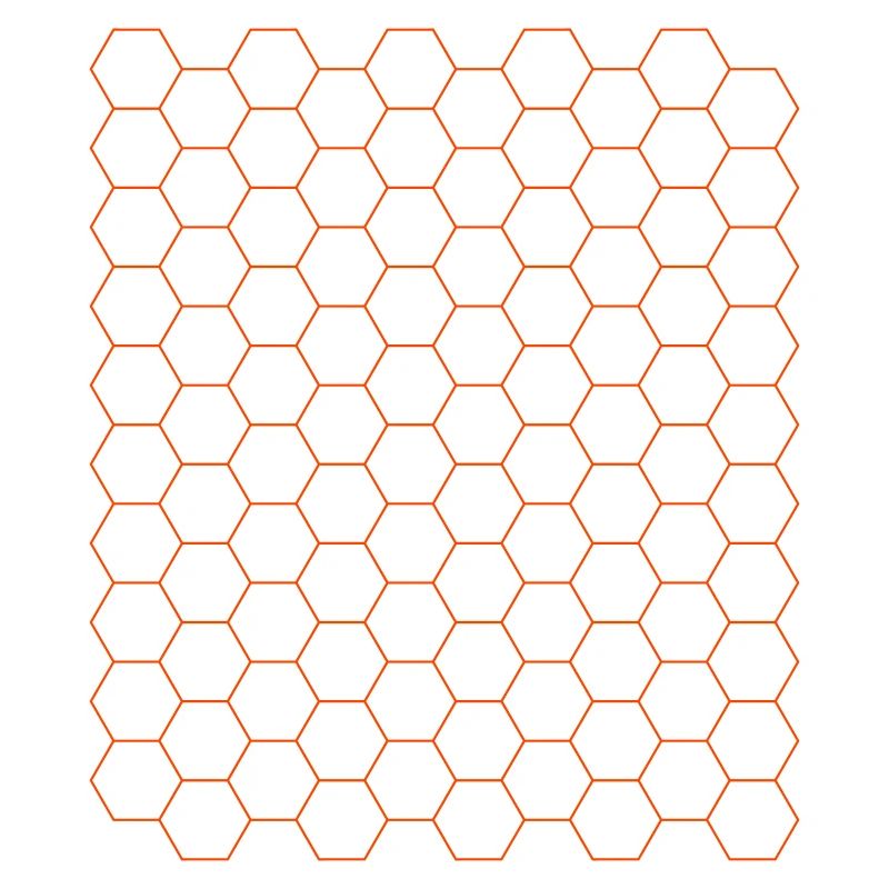 Futuristic Hexagon Pattern Design