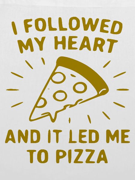 Herz folgt der Pizza