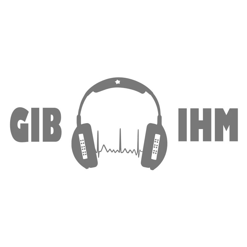 gib ihm kopfhörer exit-shirt