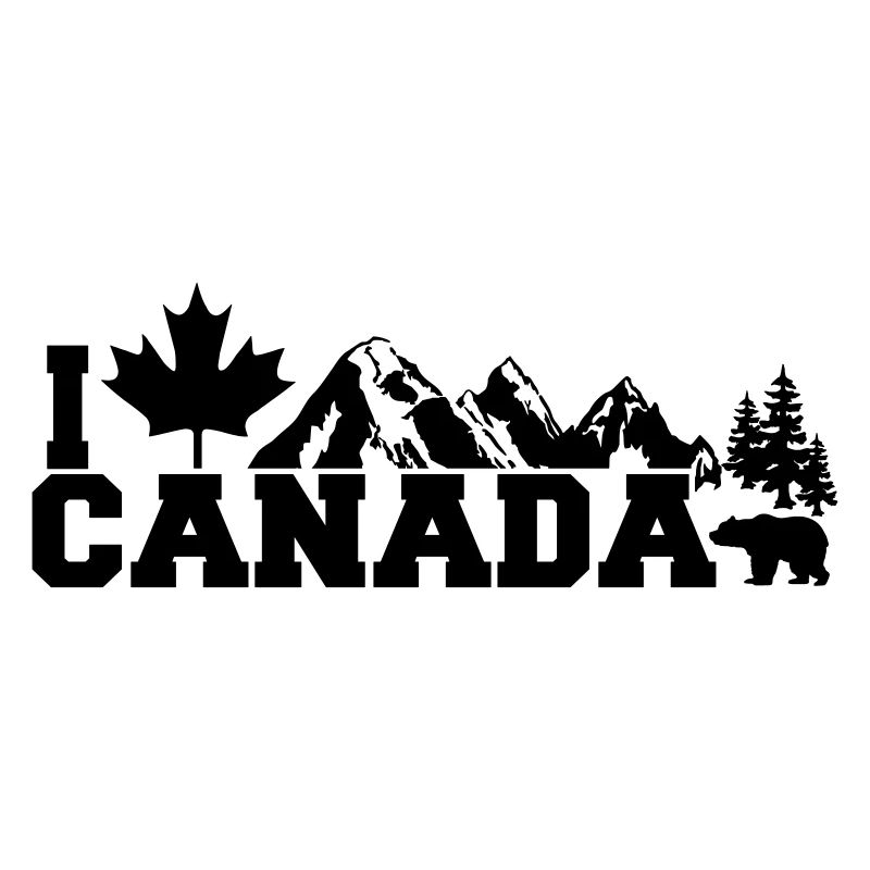 I Love Canada Leaf
