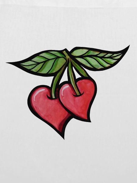 Cherries Aquarell Duo