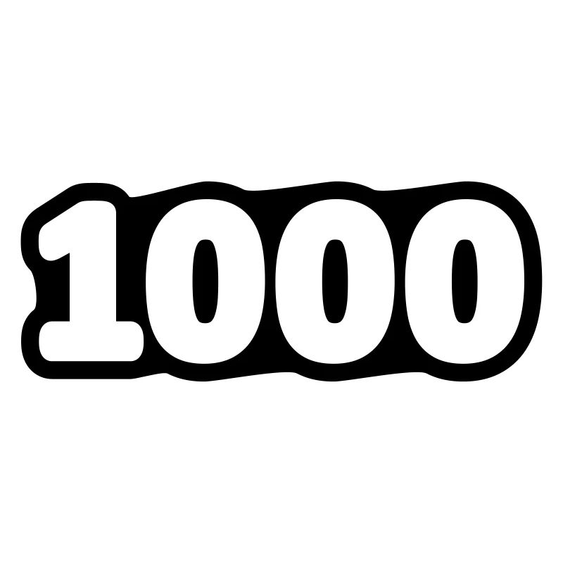 1000th / / Thousand / / Jubileum / / Bursdag