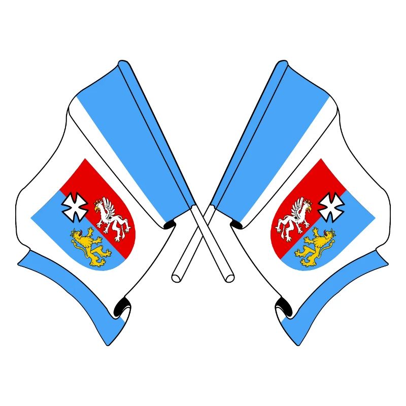 Two flags Subcarpathia