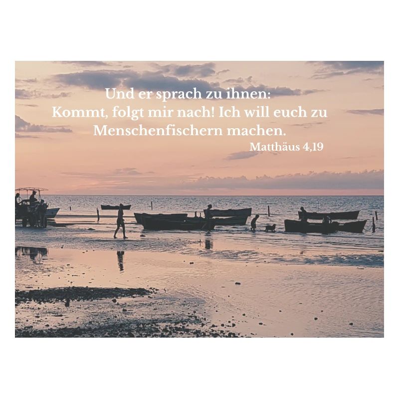 Berufung am Strand: Menschenfischer