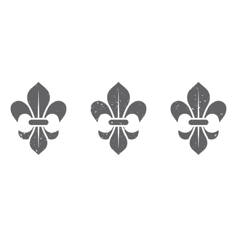 Fleur De Lys / Dunkelgrau
