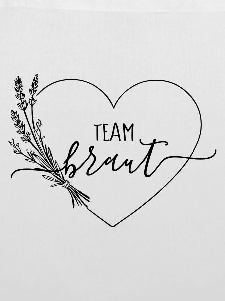 Team Braut Herz Wildblumen