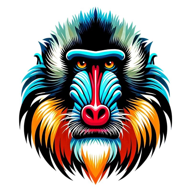 Mandrill monkey