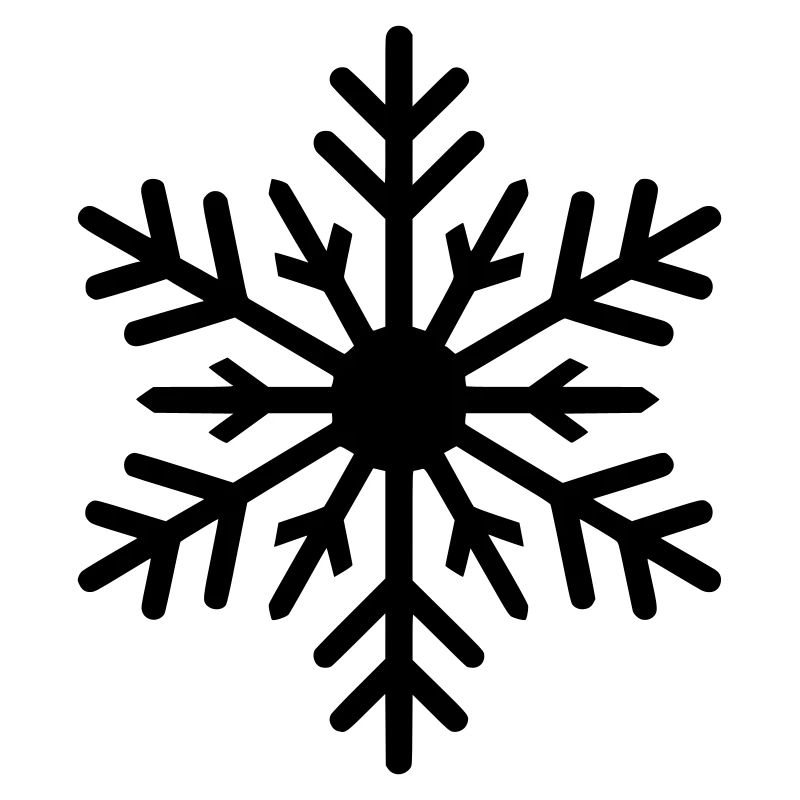 Schneeflocke, Eiskristall, Farbe variabel