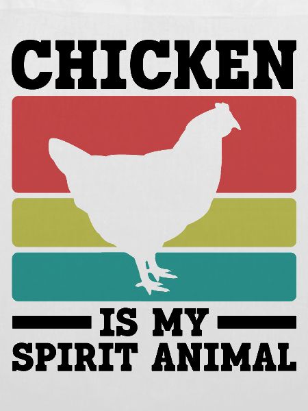 Huhn Seelentier Retro