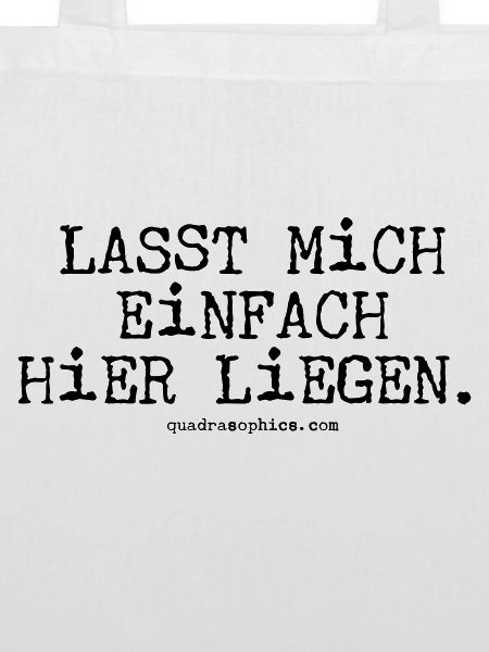 Lasst mich einfach