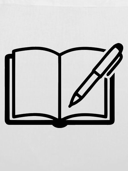Offenes Buch Kugelschreiber Logo