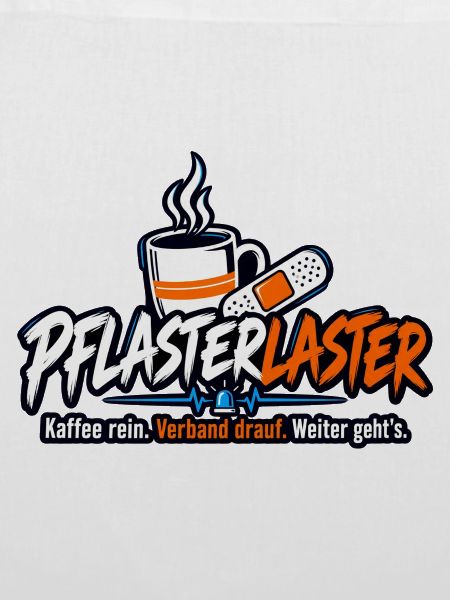 PflasterLaster Kaffee Motiv