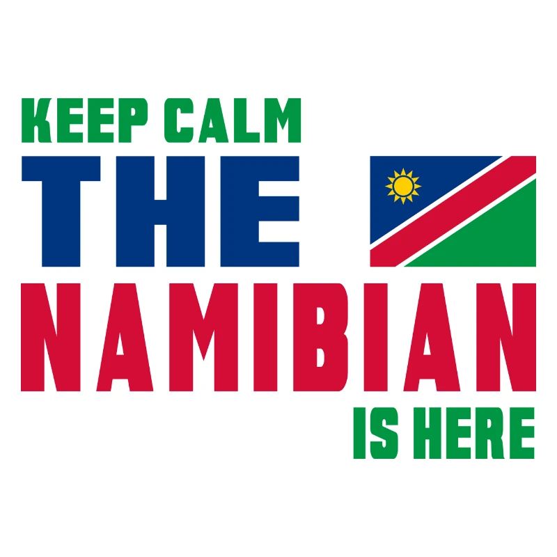 Keep Calm Namibia flag design