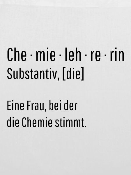 Chemielehrerin Substantiv Definition Geschenk