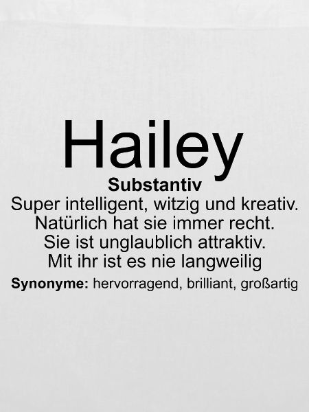 Name Definition Hailey