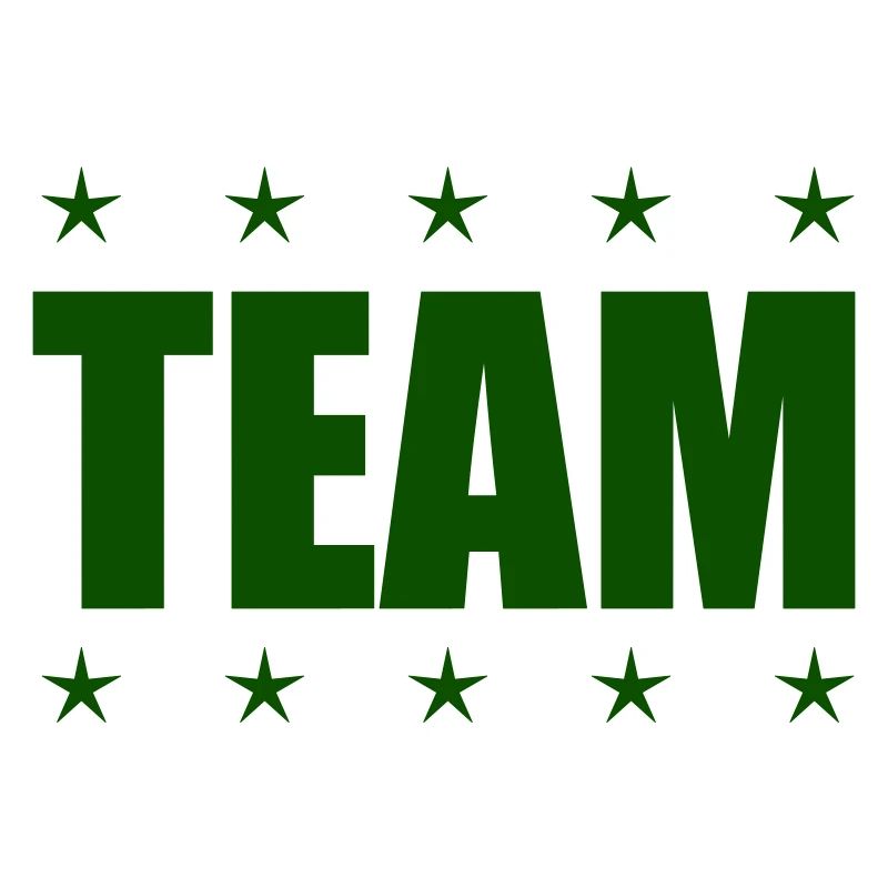 Team mit Sternen
