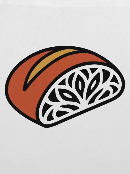 Sauerteigbrot Muster Grafik