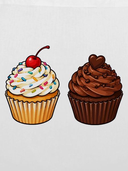 Cupcake Duo: Vanille & Schoko