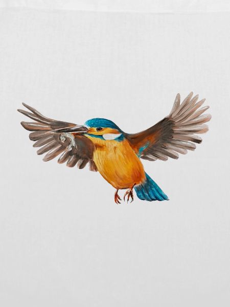 Eisvogel im Flug