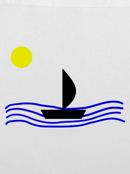 Mit dem Boot auf dem Meer