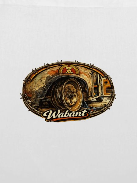Wabant Rostiges Oldtimer-Radwagen