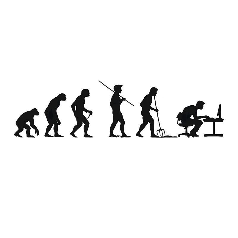 Programmierer Computerfreak Evolution