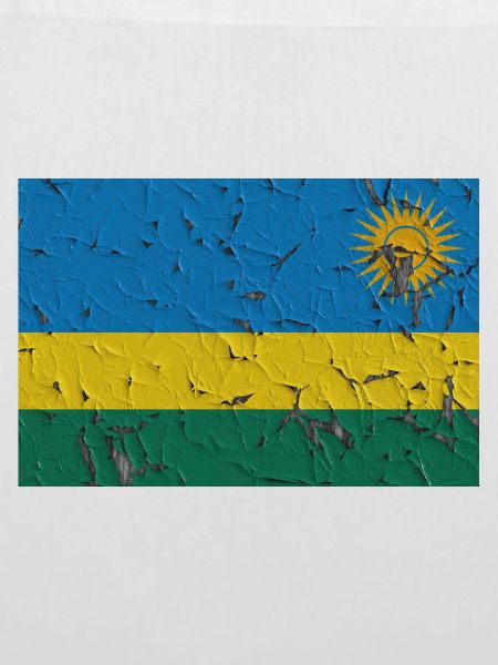 Ruanda als Flagge