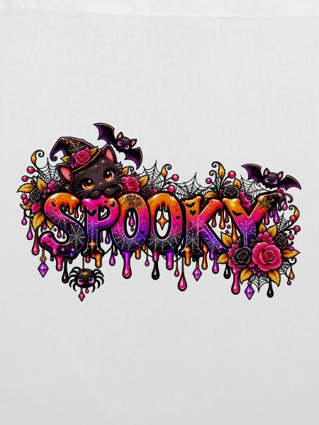 Spooky Katzen Neon-Drip