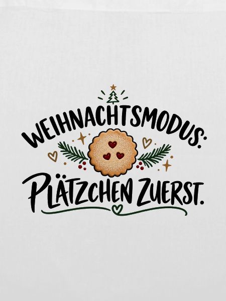 Weihnachtsmodus: Plätzchen zuerst. Geschenkidee