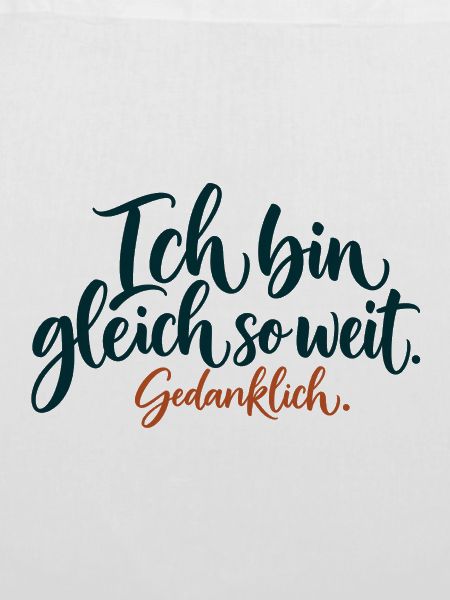 Gedanklich Gleich So Weit