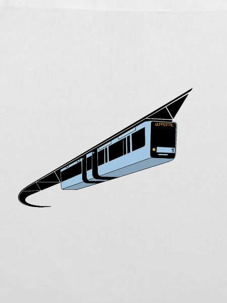 Wuppertal Schwebebahn bunt