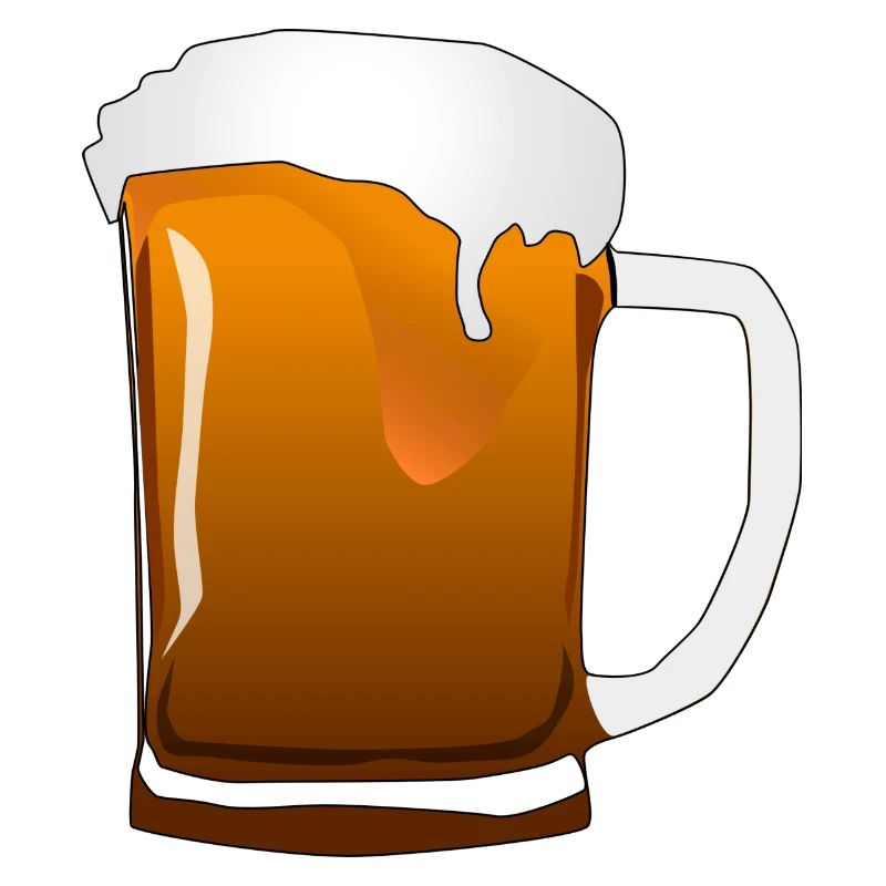 Bierkrug mit Schaum