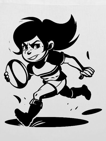 Rugby Mädchen