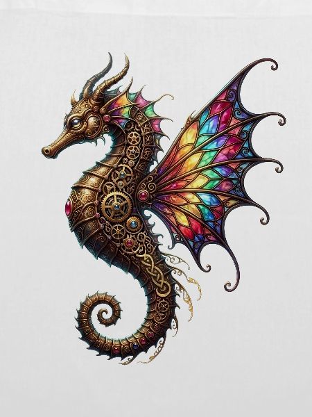 Steampunk-Seepferdchen