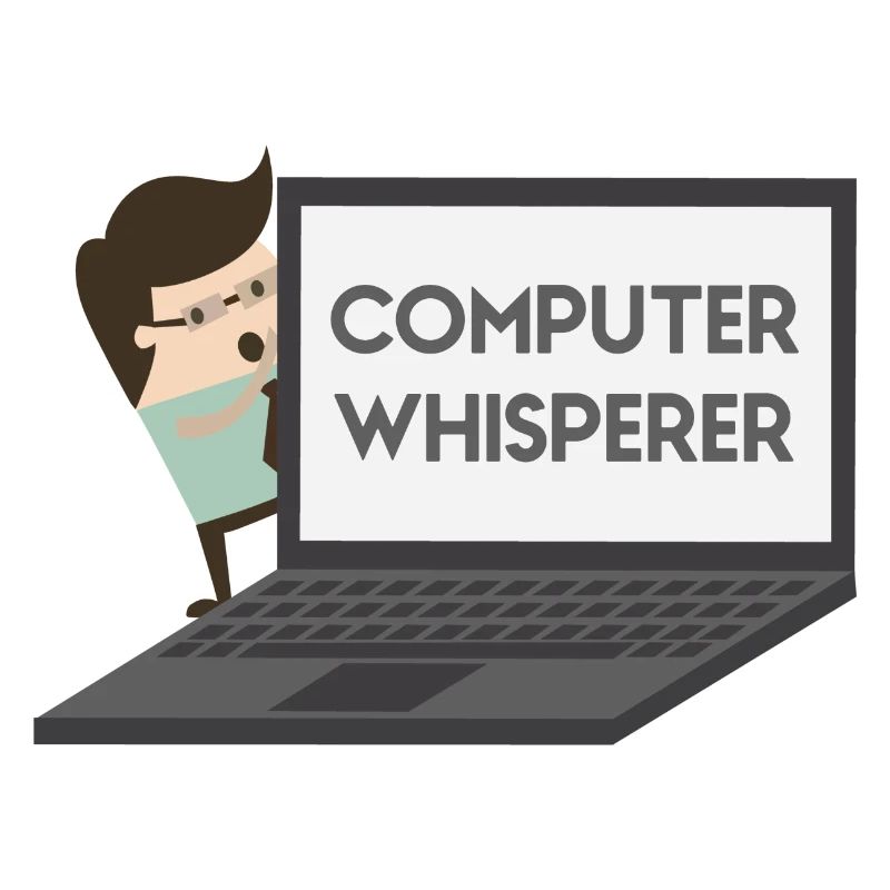 Computer Whisperer Programmer Informaticien en informatique