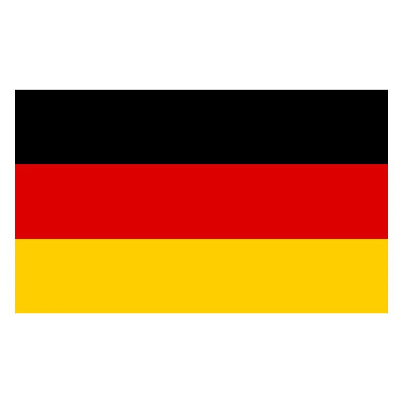 German flag pattern in minimalist design