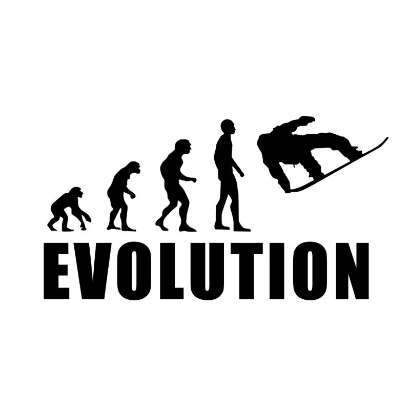 EVOLUTION SNOWBOARD Schnee Winter Geschenk