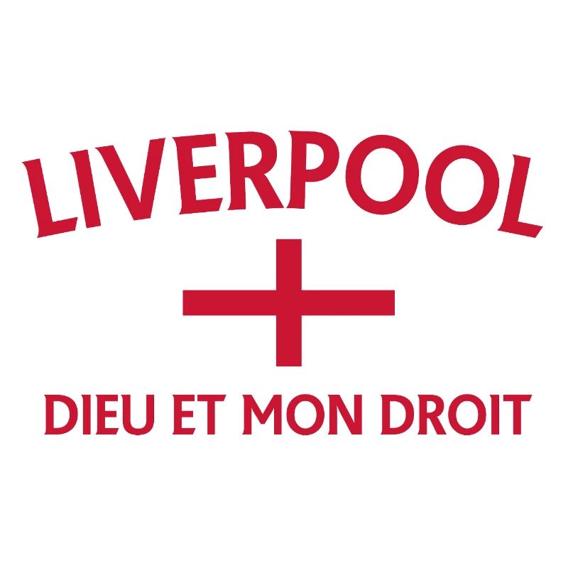Le style de Liverpool avec le drapeau de l’Angleterre