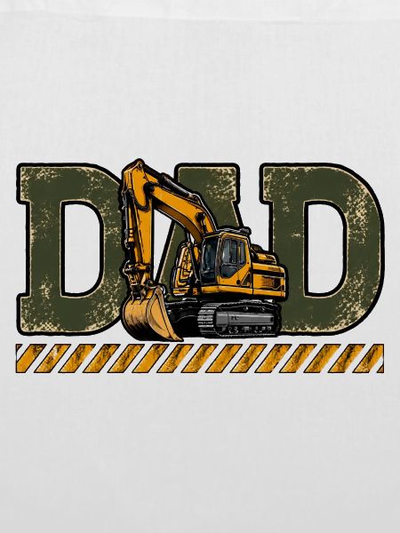 Bagger-Dad-Shirt, Bau-Dad-T-Shirt
