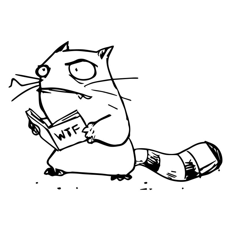 nerd wtf cat