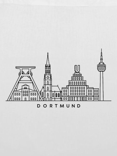 Dortmund Skyline – Line Art