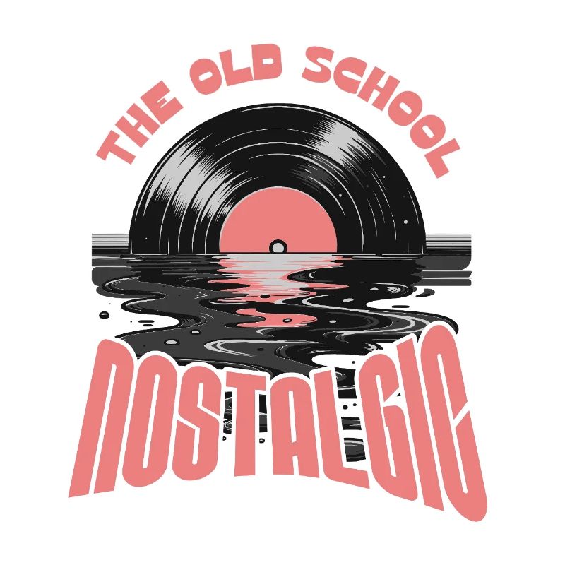 Old School Nostalgic Vinyl Design