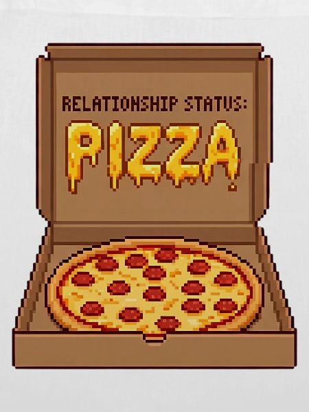 Relationship Status Pizza - Anti Valentine Gift