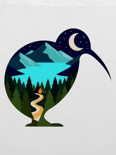 Kiwi Nachtlandschaft