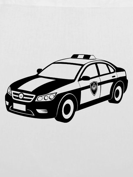Polizei-Muscle-Car-Notfall