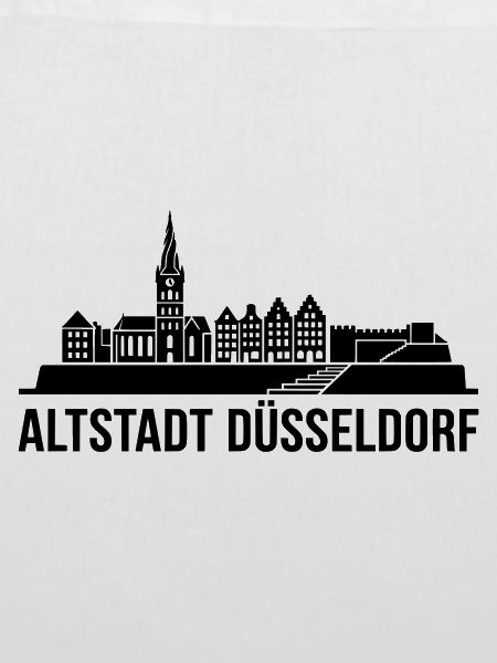 Düsseldorf Altstadt Silhouette