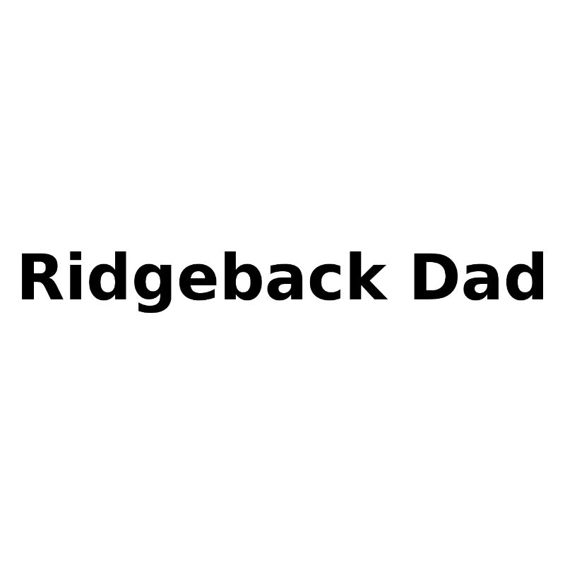 ridgeback dad