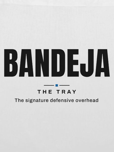 Bandeja — Das Brett | Echter Padel-Wortschatz