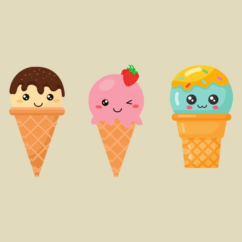 Lustiges Eis